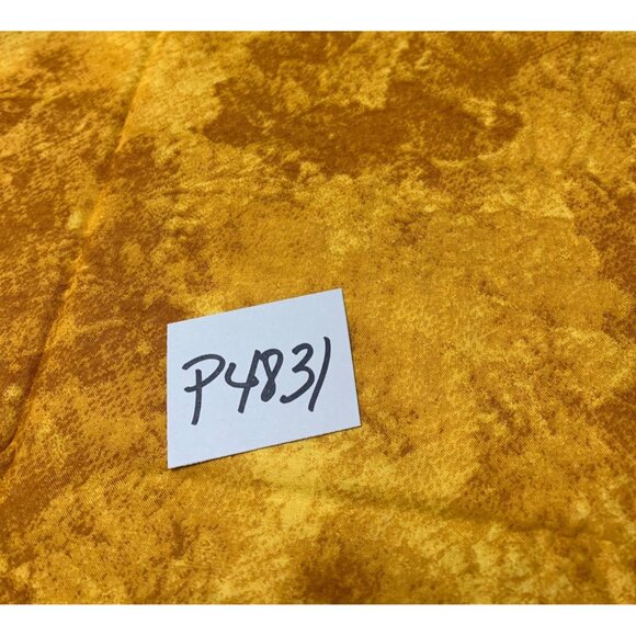 Marbled Yellow Washart Texture Fabric By SSI 19" x 44" Cotton Quilting Sewing - Picture 6 of 6